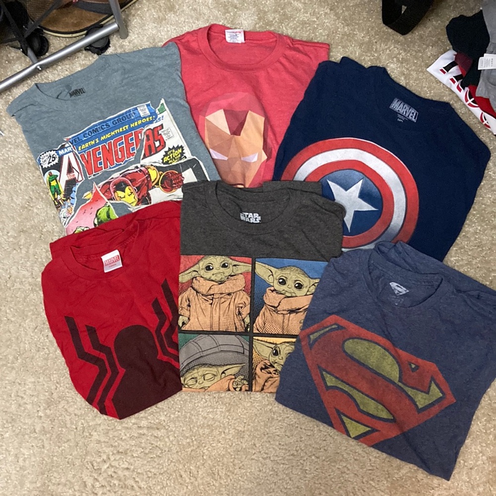 Assorted Marvel Tees